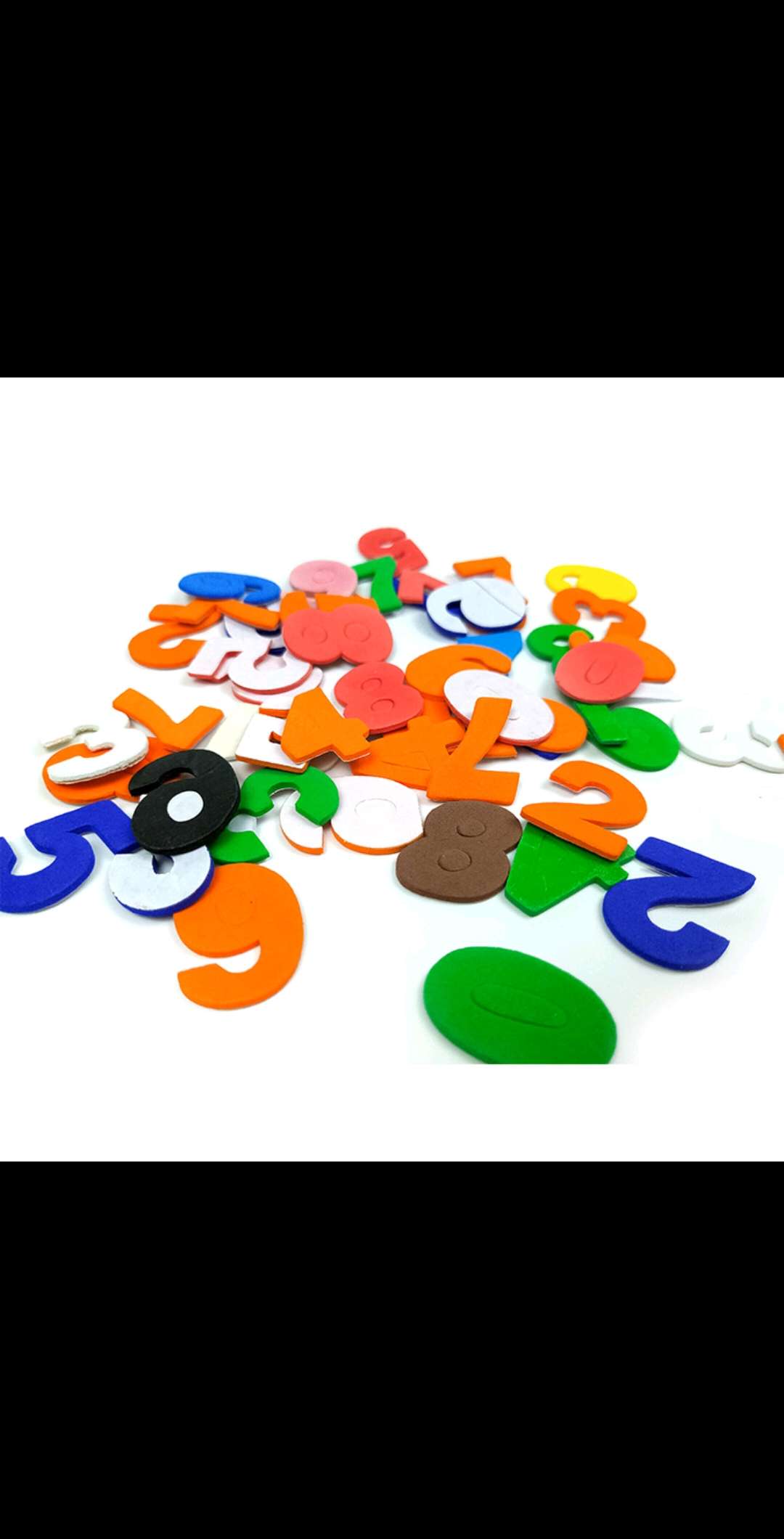 Children's educational toys, children's DIY handicrafts, EVA foam, numbers, letters and stickers Application Scenario
