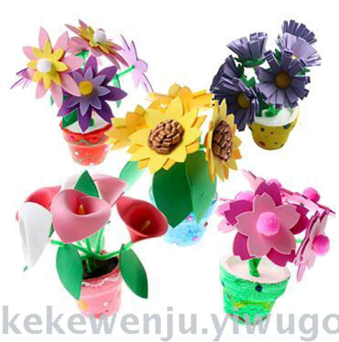 Sponge paper, EVA colored foam paper, handmade materials for kindergartens Application Scenario