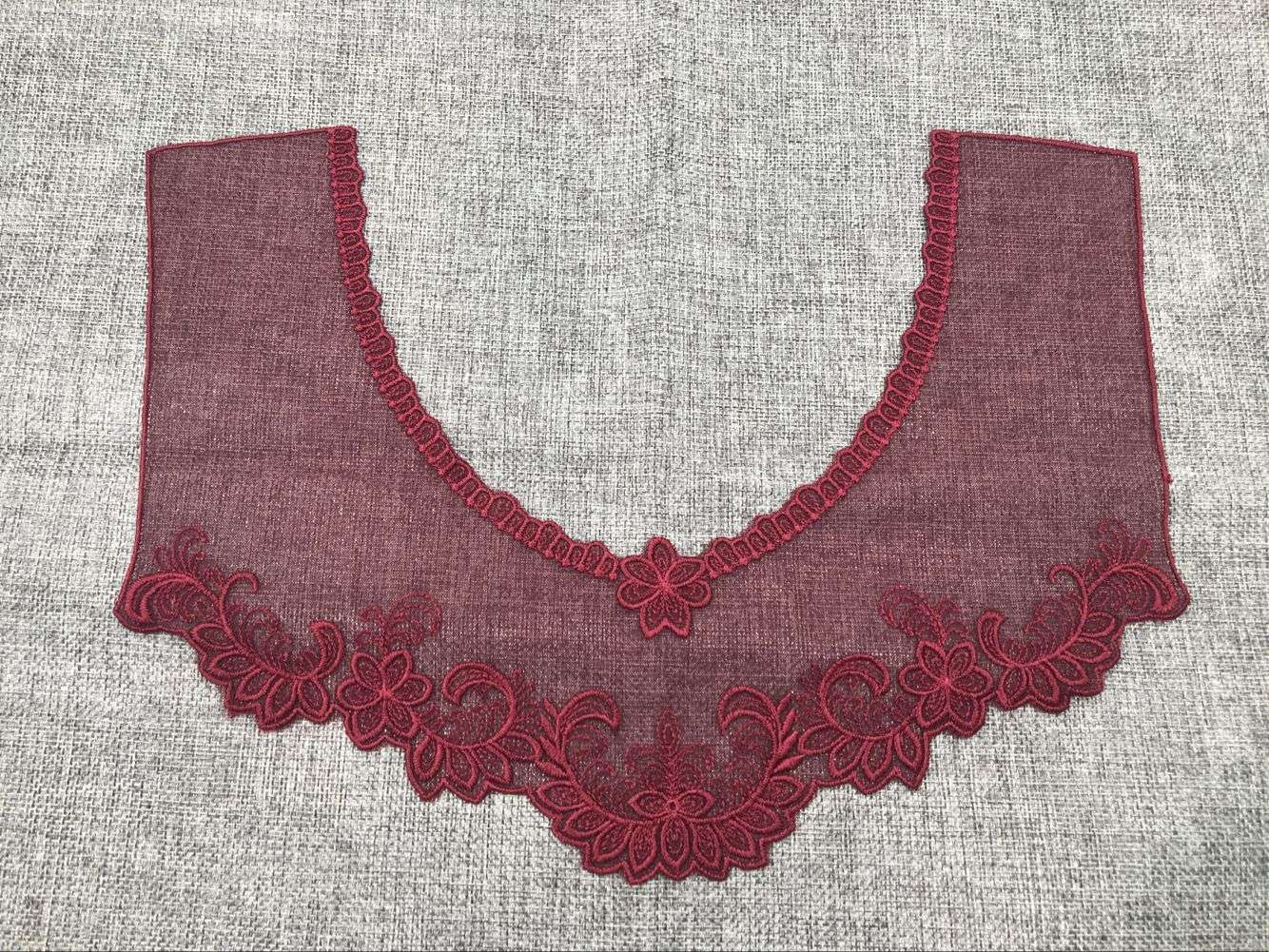 Wanli Lace's new versatile and elegant collar flower lace details Picture