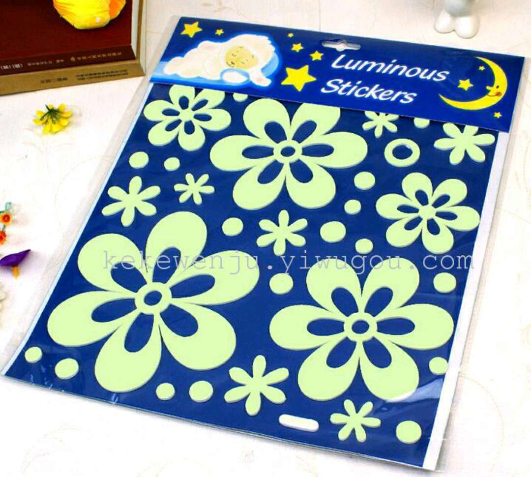 EVA luminous wall stickers, living room and bedroom background fluorescent wall stickers