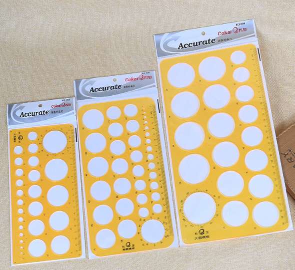 N0: KJ002-010-009 Circle drawing template suitable for teachers and students drawing thumbnail