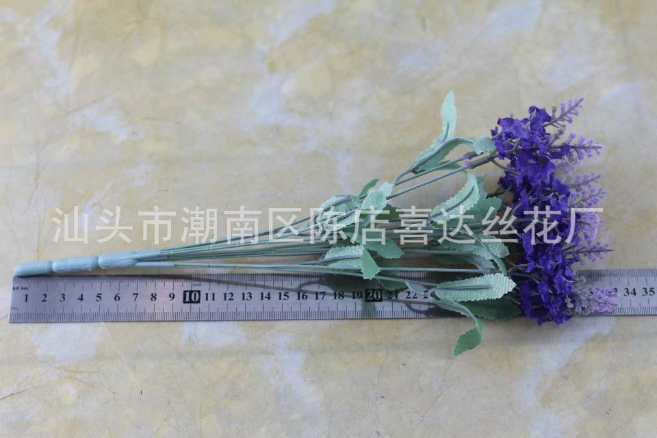 Wholesale artificial plant Xida 10-head lavender Item Picture