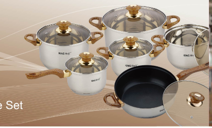 木纹柄不锈钢套锅，有需要的电话咨询。木纹柄不锈钢套锅