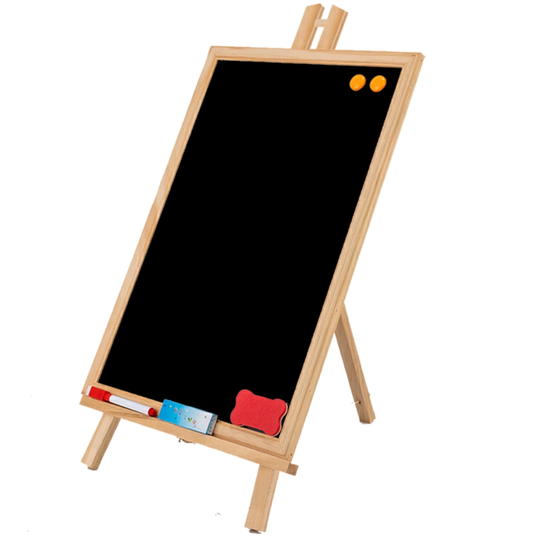 Desktop mini desktop children's small blackboard, shop home magnetic double-sided chalk handwriting billboard stand type details Picture