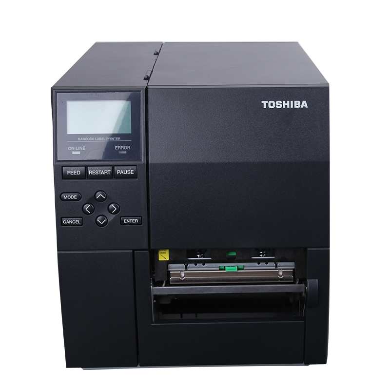 TOSHIBA东芝工业条码打印机B-EX4T2-HS 600dpi不干胶标签印字机产品图