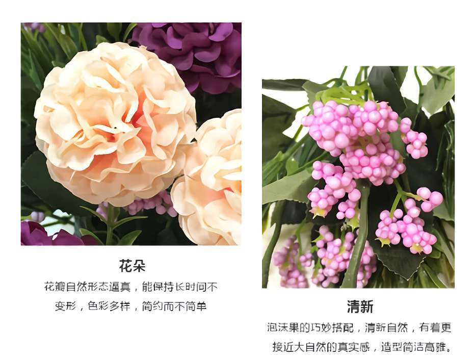 Factory direct sales of 7-head oil painting tubular hydrangeas from Huaxida Application Scenario