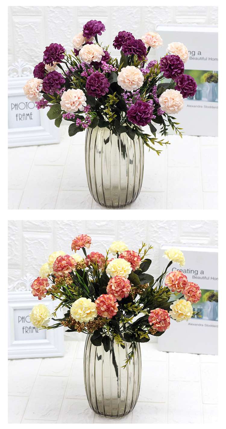 Factory direct sales of 7-head oil painting tubular hydrangeas from Huaxida undefined