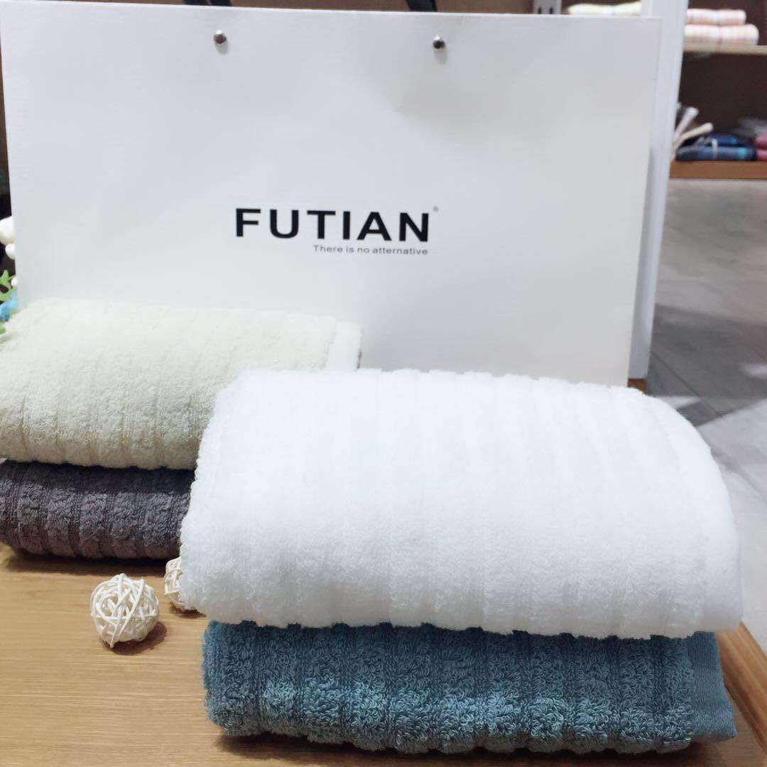 义乌好货 福甜-纯棉素色毛巾 情侣面巾 厂家直销细节图