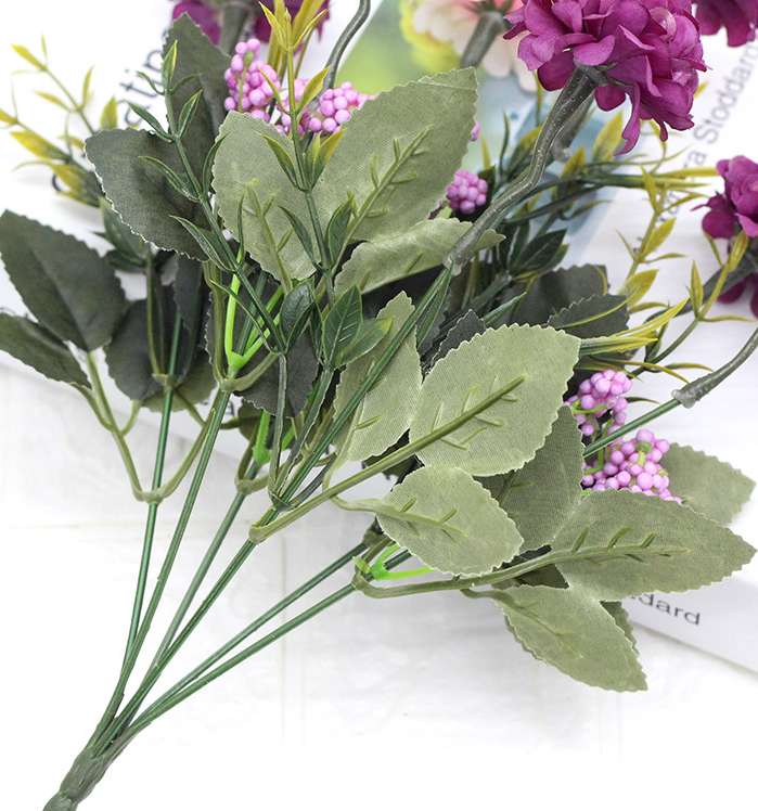 Factory direct sales of 7-head oil painting tubular hydrangeas from Huaxida Item Picture