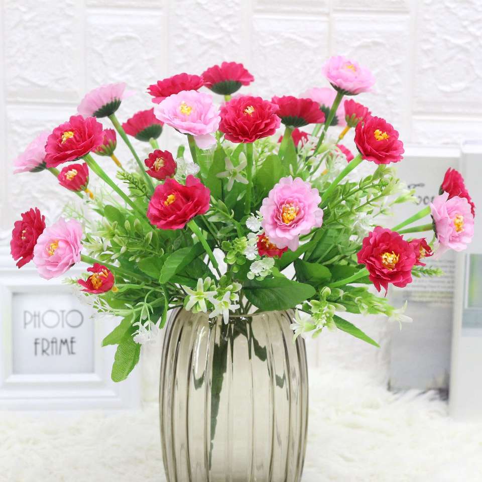 Factory wholesale of artificial peonies, paeonias, silk flowers, bouquets, wedding hand-held bouquets, home decoration, table ornaments, 7-head peonies from Xida Application Scenario