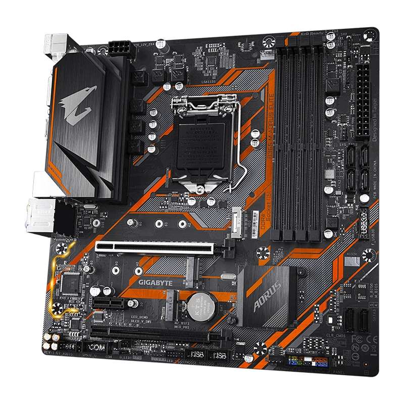 技嘉B365 M AORUS ELITE小雕台式电脑主机箱游戏1151主板b360换代产品图