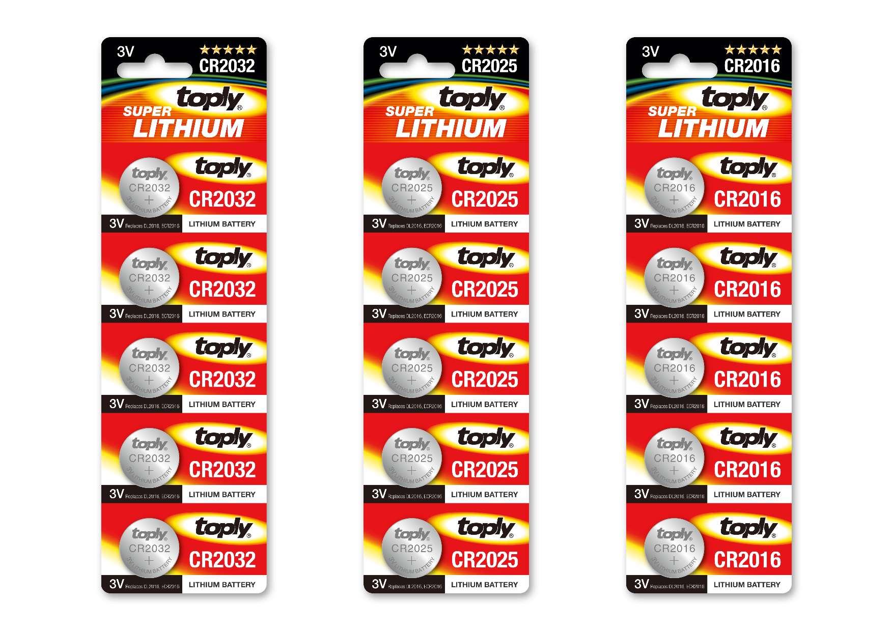 Toply 2032.2025.2016 High-capacity lithium battery thumbnail