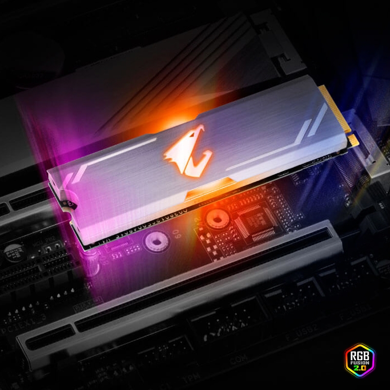 技嘉AORUS RGB M.2 NVMe SSD 256G固态硬盘台式电脑主机2280产品图