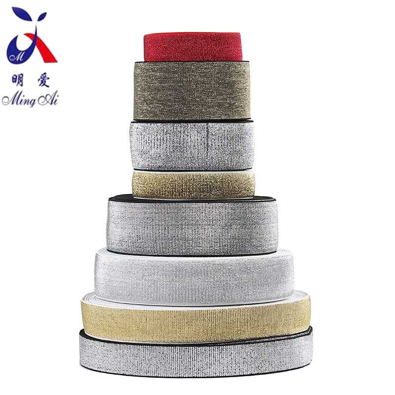 Bright thread ribbon with gold and silver onion ribbon