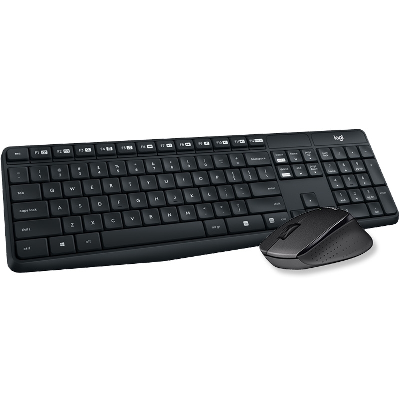 罗技MK315静音无线键盘鼠标键鼠套装办公游戏电脑图