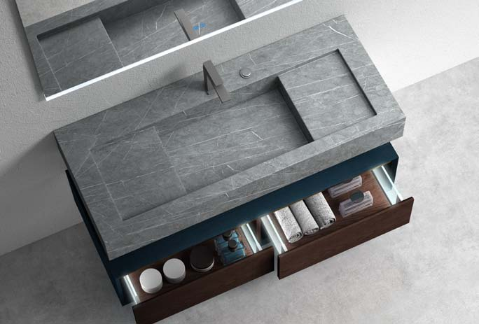 Digu Select Bathroom Cabinet Chloe Series DG-D228 Application Scenario