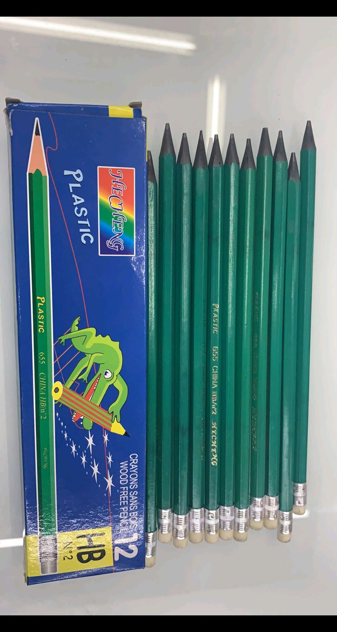 Plastic pencils, drawing pencils details Picture