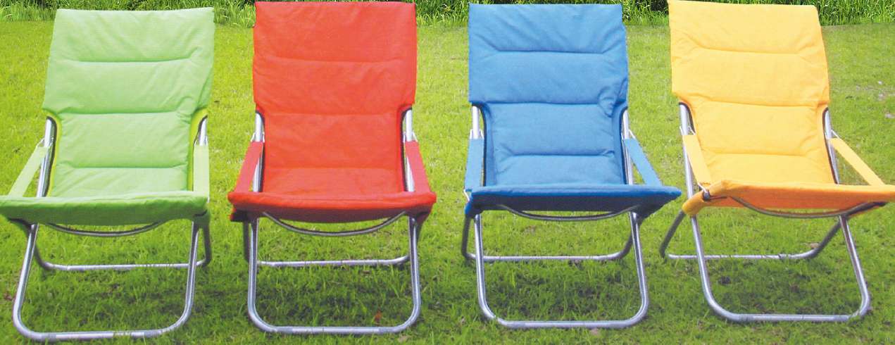 Beach outdoor beach chair Portable folding back chair Sun chair Office nap lounge chair