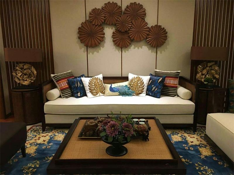 客厅墙饰新中式壁饰墙面装饰 墙上挂件沙发背景壁挂 店面升级清仓白底实物图