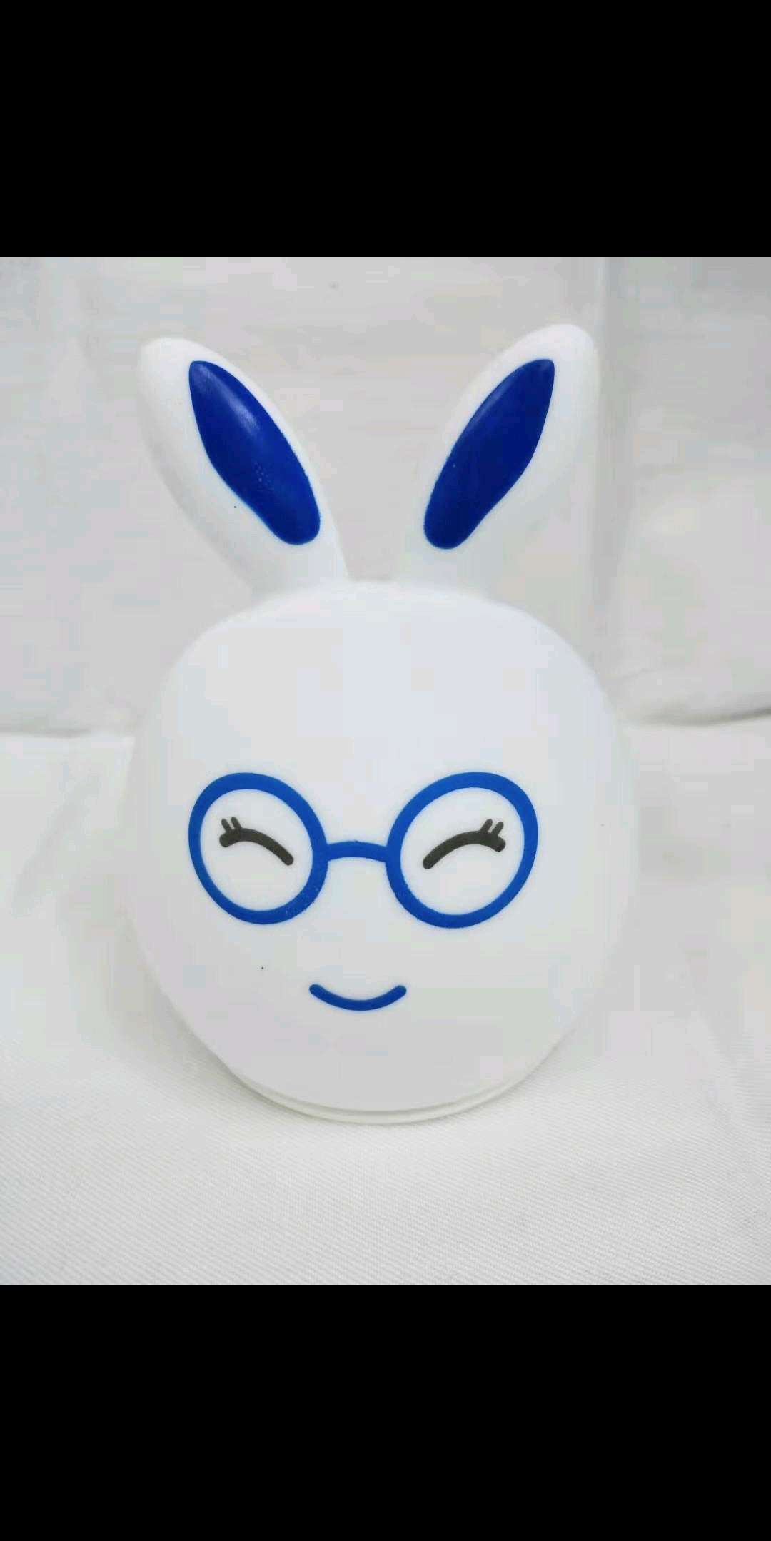 迷你硅胶拍拍灯  电池款减压变色小夜灯  小兔子圣诞老人七彩拍拍灯产品图