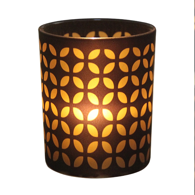 烛光晚餐玻璃烛台摆件北欧铁艺浪漫复古简约西餐家用防风蜡烛台罩详情图10