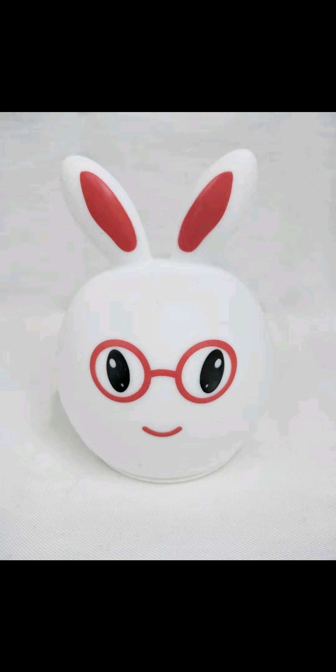 迷你硅胶拍拍灯  电池款减压变色小夜灯  小兔子圣诞老人七彩拍拍灯细节图