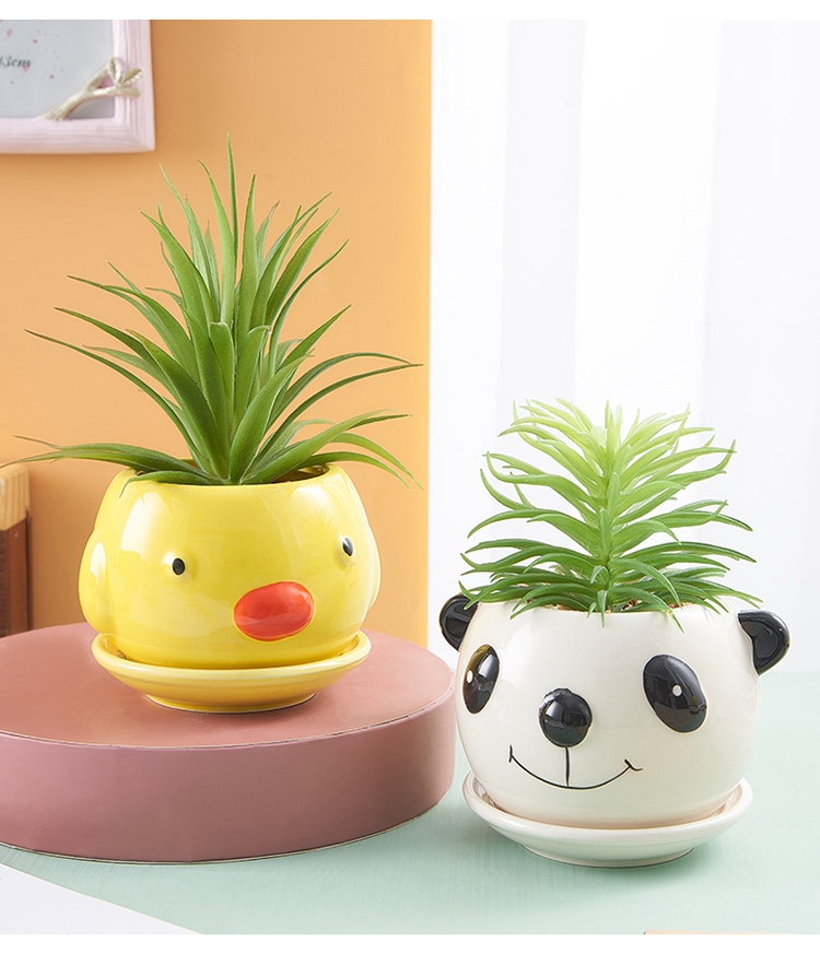 Hanlv Handicrafts Creative animal simulation succulent plant potted bonsai Application Scenario