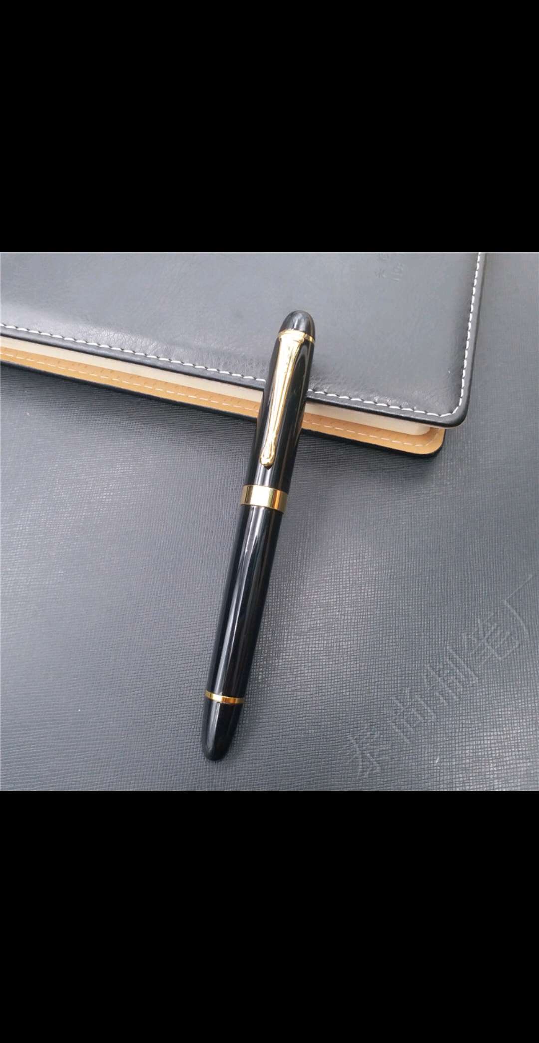 专业定制高档商务签字笔 金属广告礼品笔 中性笔送礼佳品宝珠水笔白底实物图