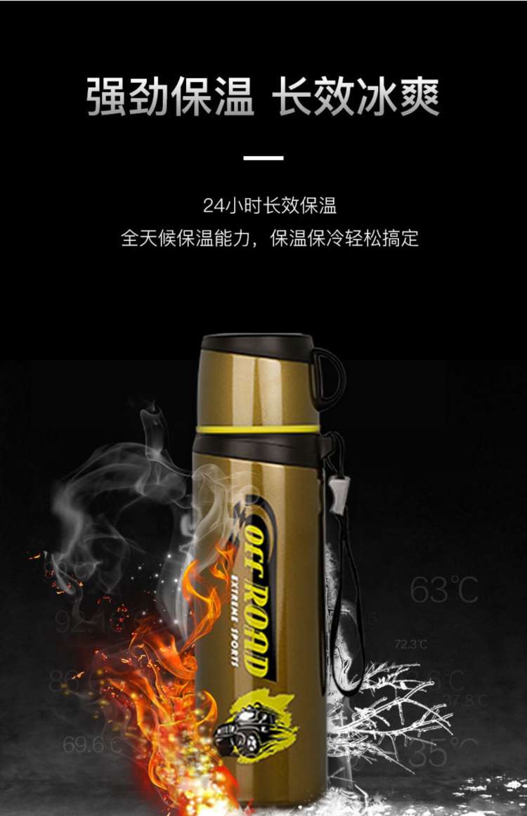 Shanghai New Home Jls-7472-800Ml 304 Stainless Steel Vacuum Long-Lasting Thermal Insulation Fashion Outdoor Sports Cup undefined