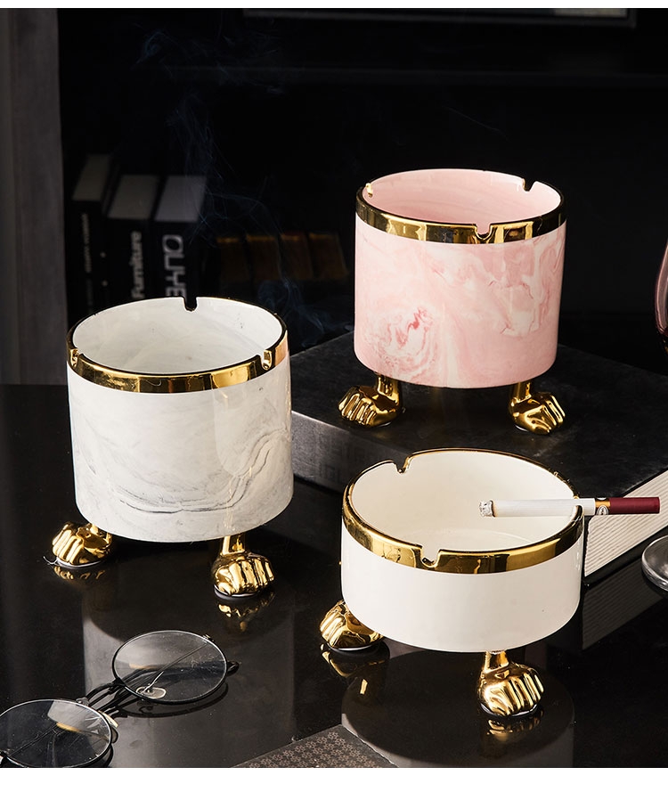 Wholesale creative ceramic light luxury ashtrays undefined