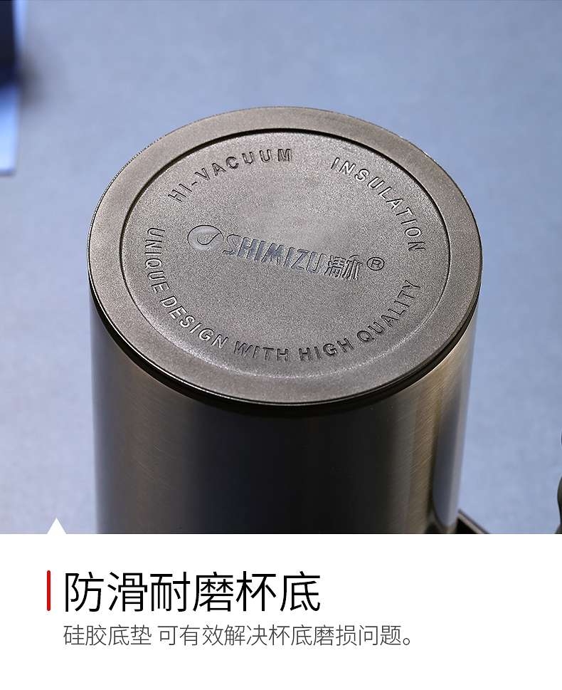 Shanghai Qingshui SM-6511-050 500ML 304 stainless Steel Vacuum Fashionable Business Office Cup, LOGO printable undefined
