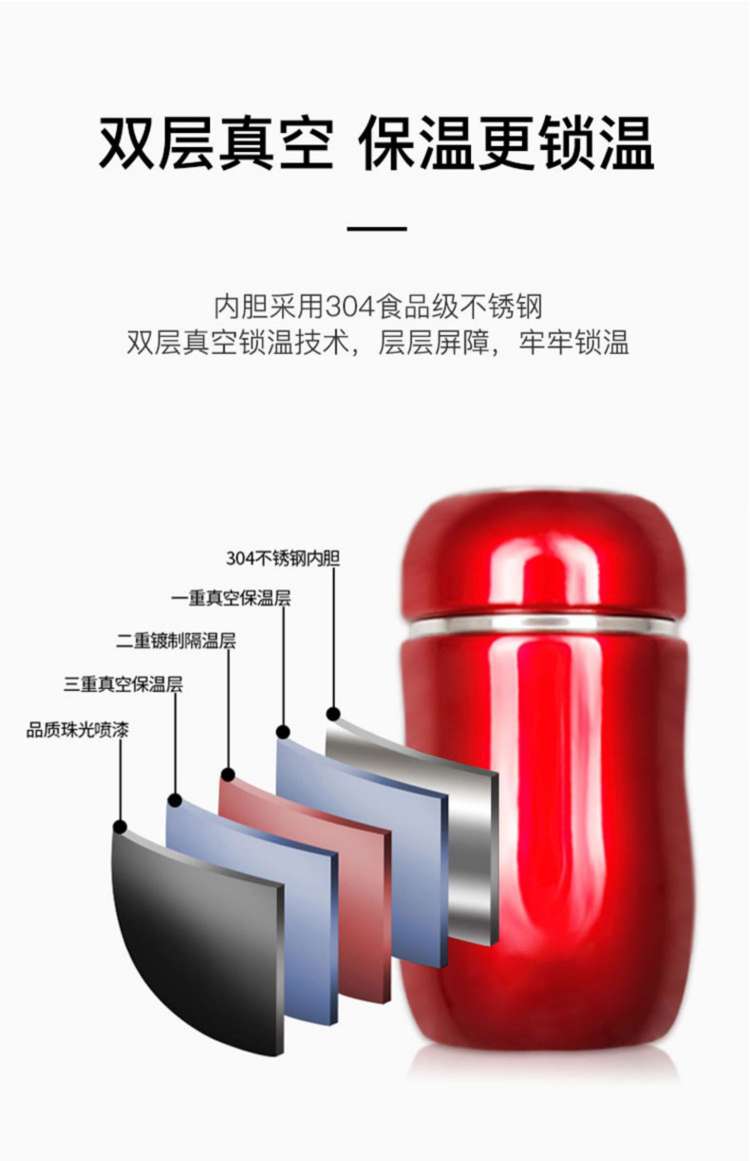 Shanghai New Home Jls-7192B-270Ml 304 Stainless Steel Vacuum Ladies Small Cute Cup undefined