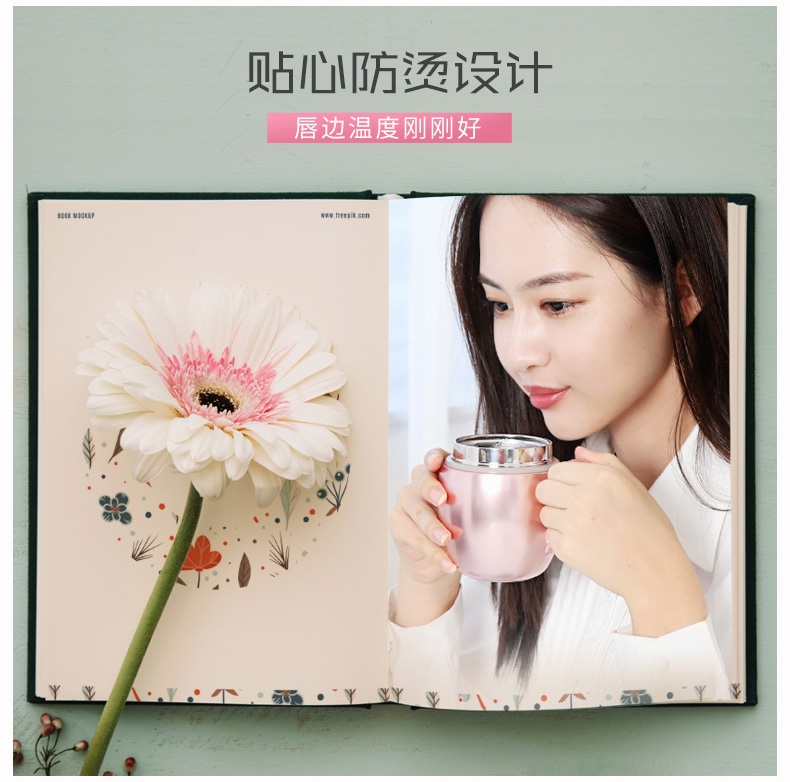Shanghai New Home Jls-7302-280Ml 304 Stainless Steel Fashion Ladies Office Cup undefined