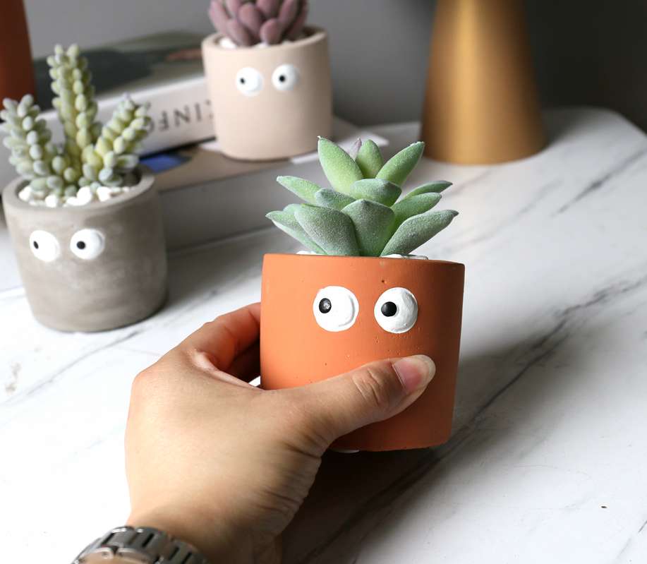 Hanlv handicrafts, creative simulation succulent plant potted plants, bonsai, home decoration ornaments, coffee tables, TV cabinets, dining tables, tabletop decorations, cute items details Picture