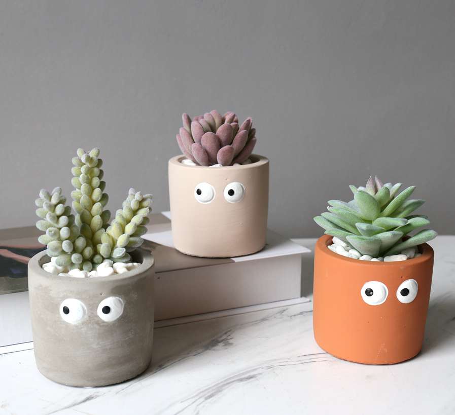 Hanlv handicrafts, creative simulation succulent plant potted plants, bonsai, home decoration ornaments, coffee tables, TV cabinets, dining tables, tabletop decorations, cute items Item Picture