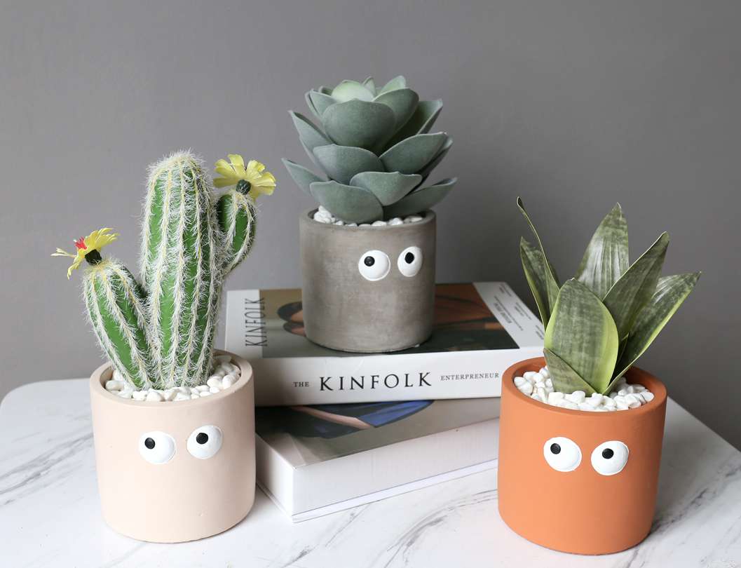 Hanlv handicrafts, creative simulation succulent plant potted plants, cute bonsai, home decoration ornaments, coffee tables, TV cabinets, dining table top decorations undefined