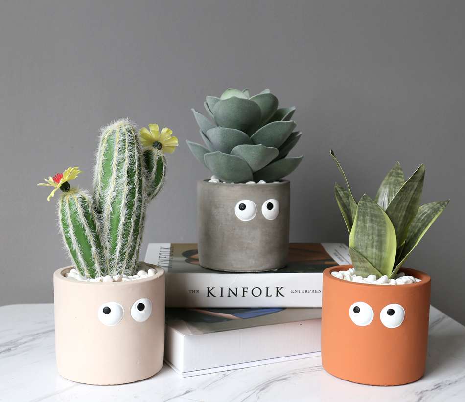 Hanlv handicrafts, creative simulation succulent plant potted plants, cute bonsai, home decoration ornaments, coffee tables, TV cabinets, dining table top decorations