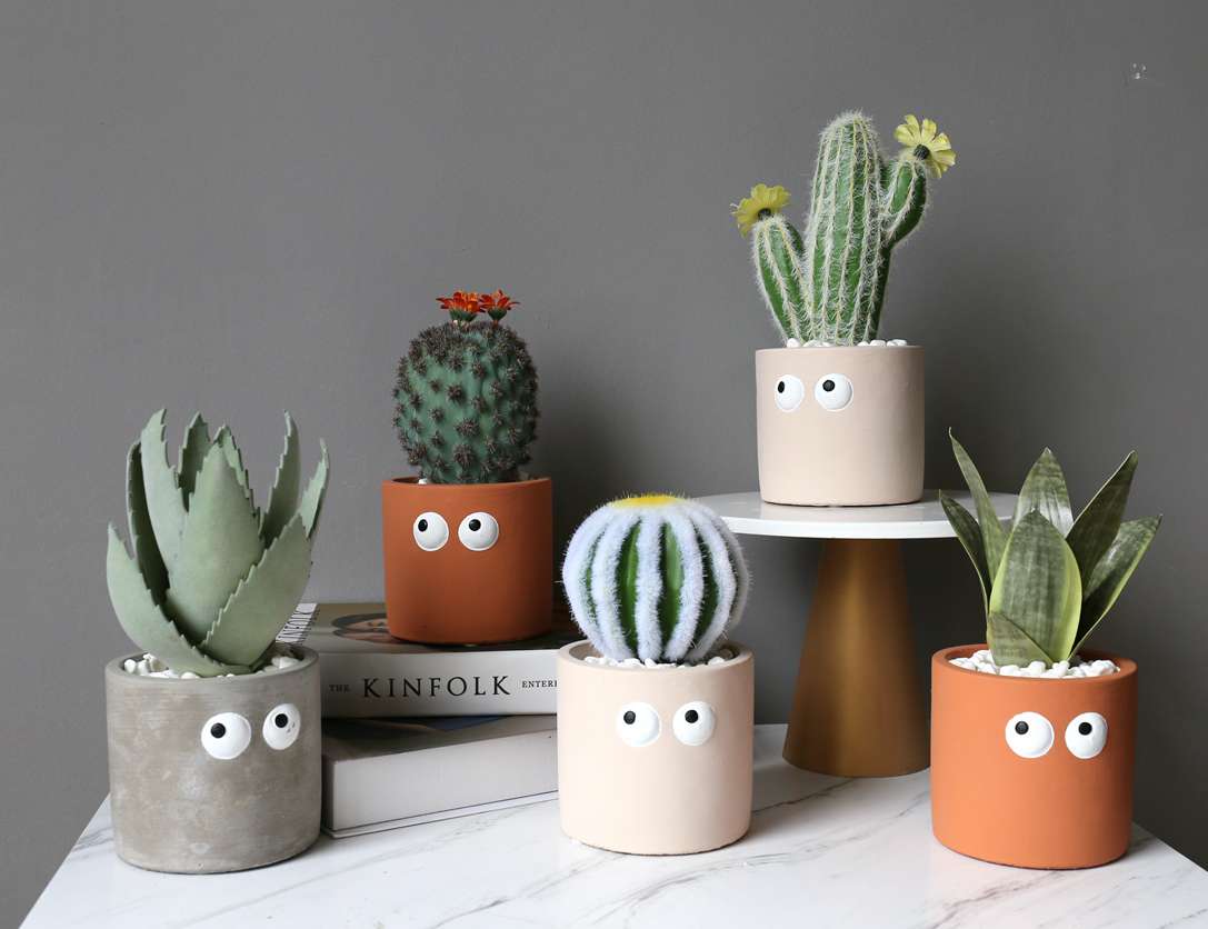 Hanlv handicrafts, creative simulation succulent plant potted plants, cute bonsai, home decoration ornaments, coffee tables, TV cabinets, dining table top decorations undefined