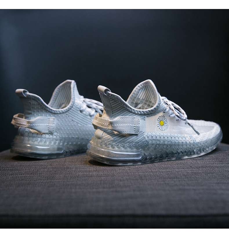 Little Daisy Starry Sky Fluorescent Coconut Shoes for Women 2020 Casual Jelly soft-soled mesh Flying Weaving Women's Shoes comfortable and trendy details Picture