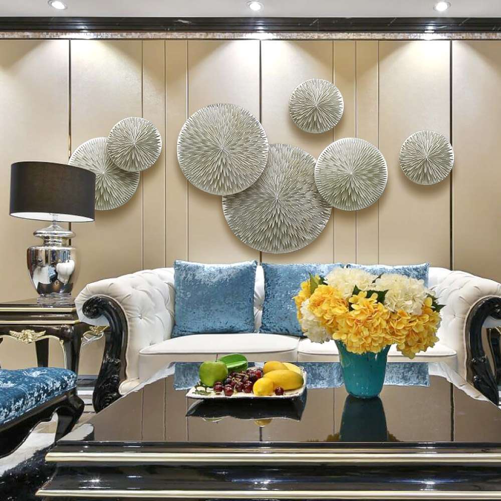 A best-selling wood carving painting for the background hanging of a living room sofa Item Picture