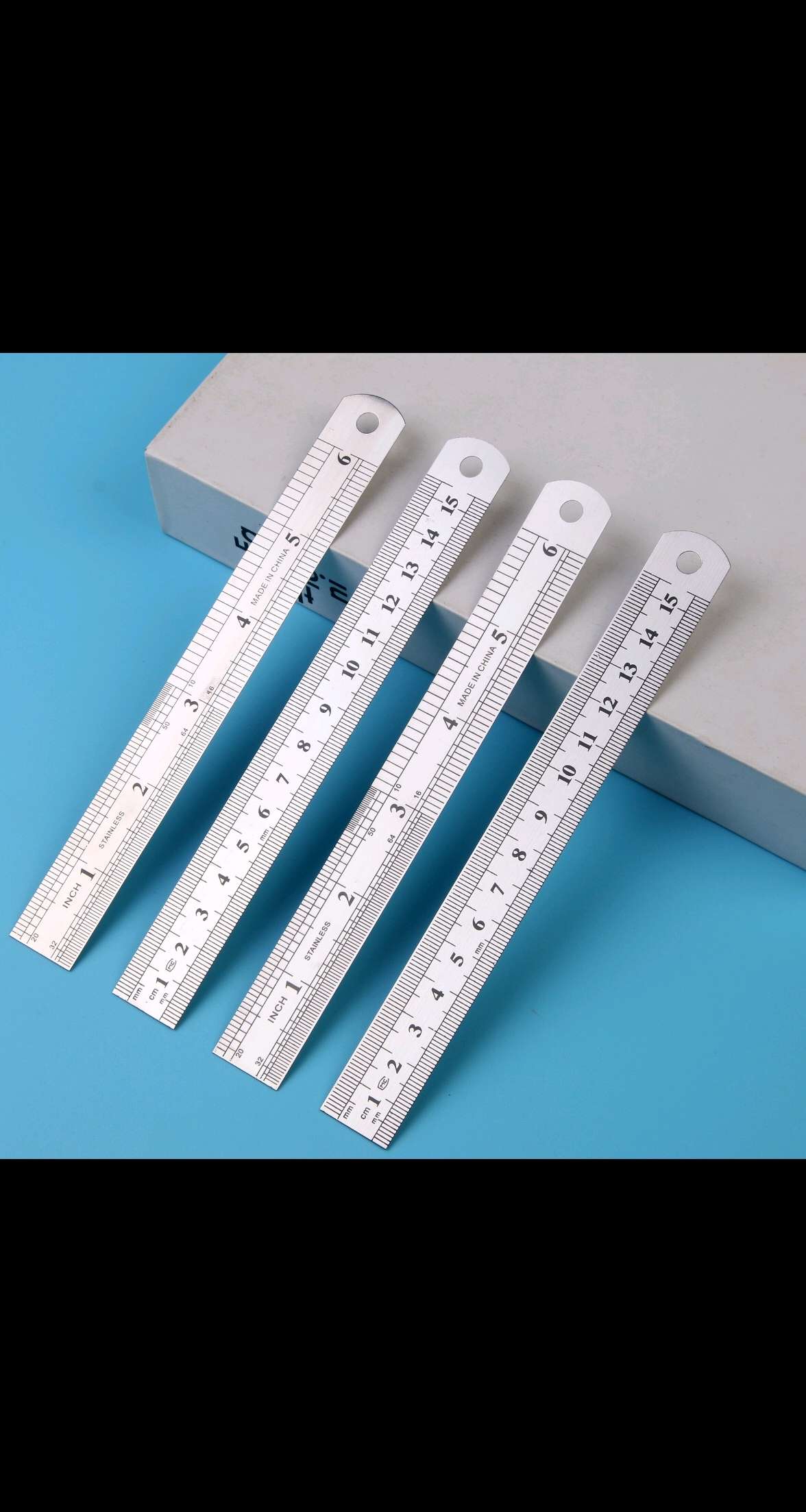 A 15Cm steel ruler details Picture