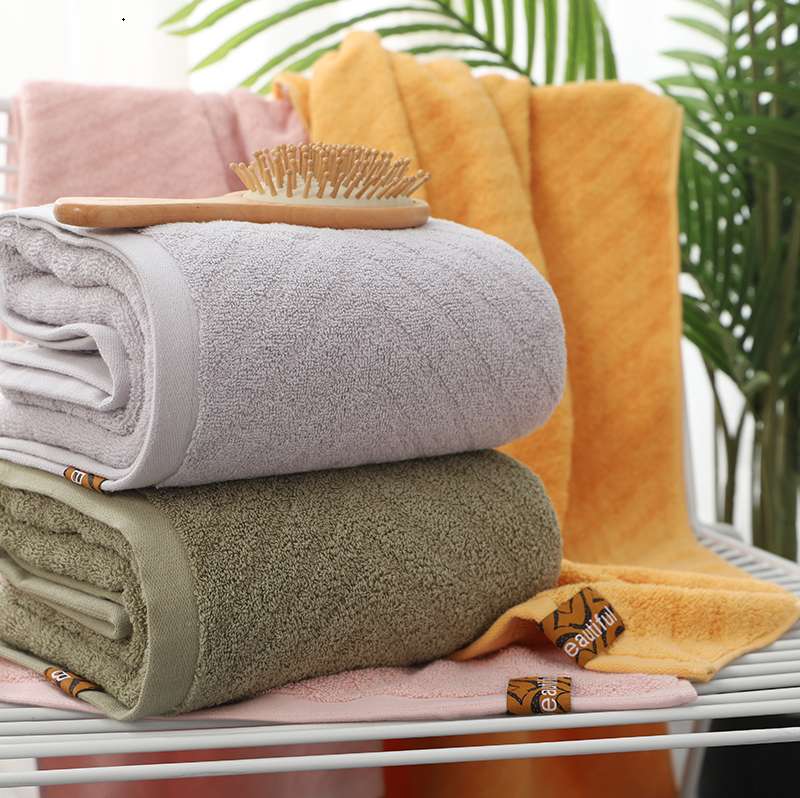 Tuo-ou textile factory direct cotton combed cotton bath towel household/gift tigerskin bath towel 8918 thumbnail