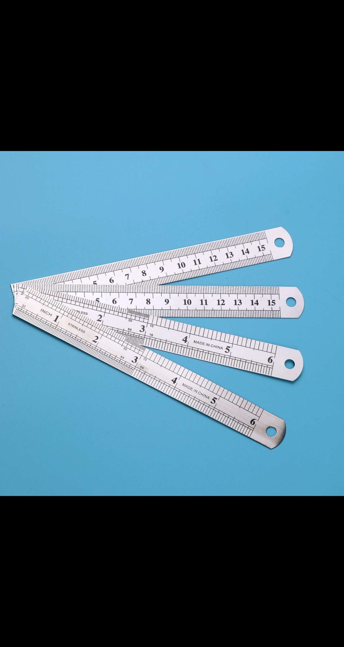 A 15Cm steel ruler