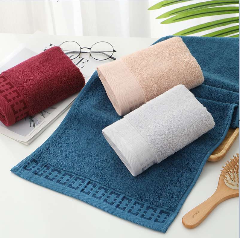 Topo Textile Factory Direct Sales Of High-Grade Combed Cotton Gift Towel English Lan Towel 8840 Application Scenario