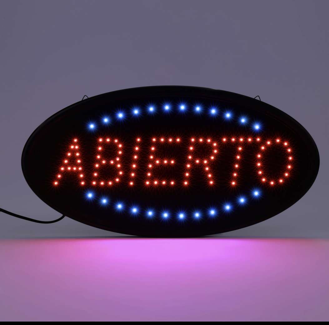 LED屏幕 西班牙语招牌 广告牌