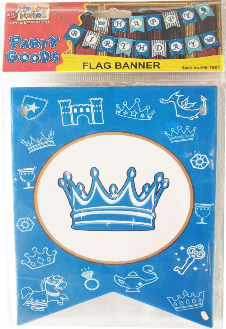 Wholesale of prince, alphabet, wife's flag, triangular flag and party decorations