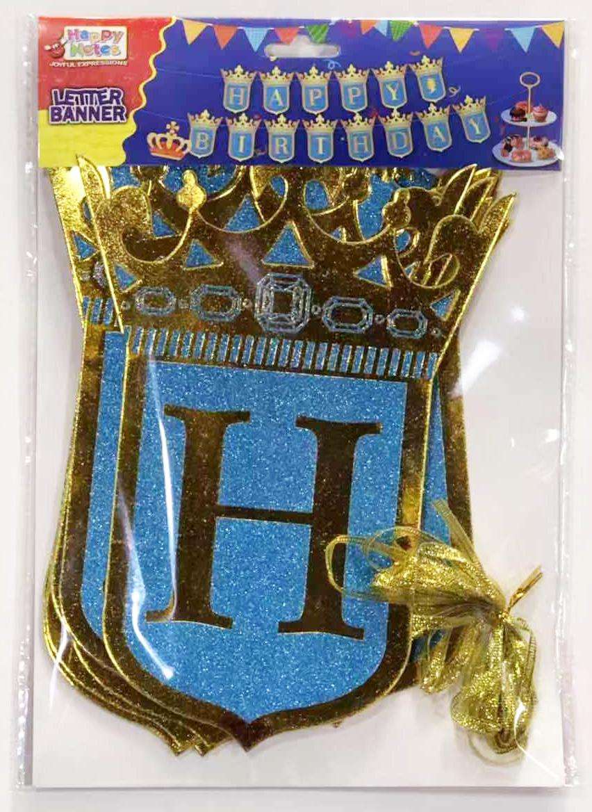 Golden cebolla hot stamping cumpleaños banner color bar fiesta festival suministros al por mayor Application Scenario