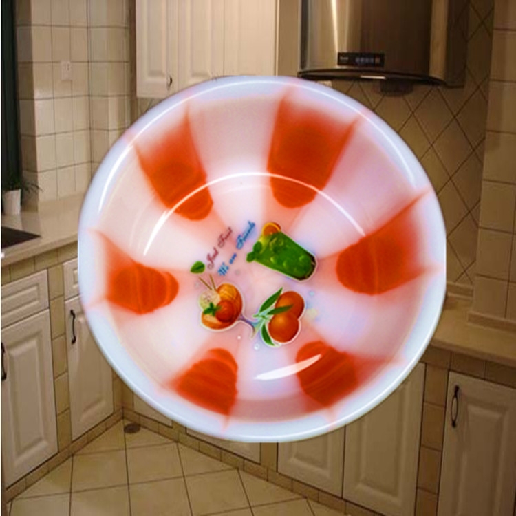 双色盆  塑料洗脸盆 军8034