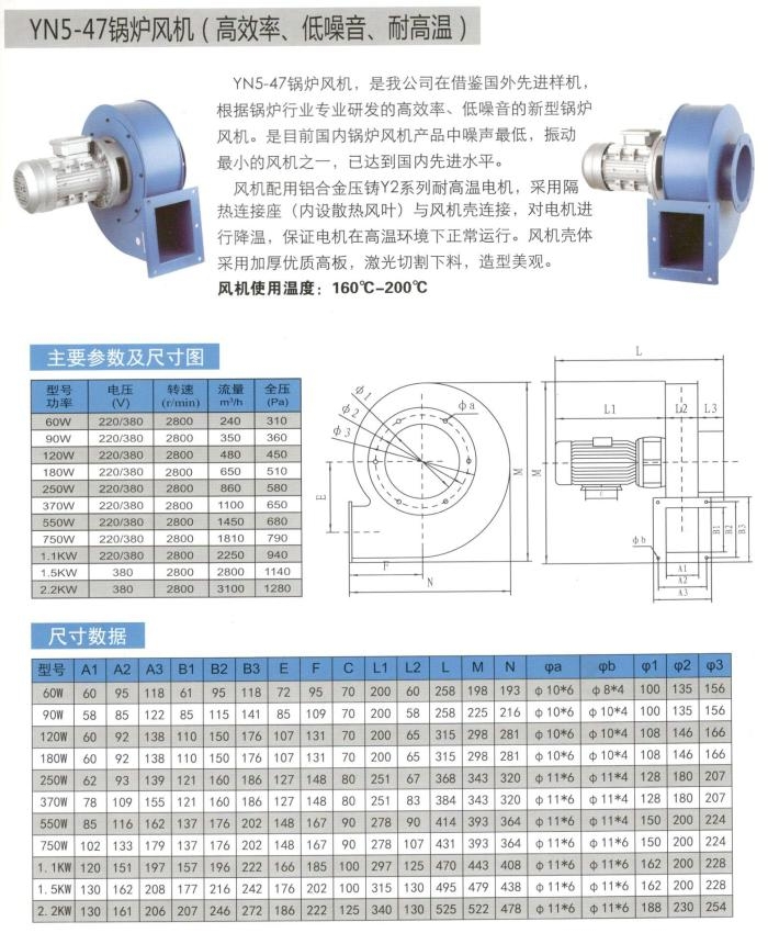 YN5-47锅炉风机，耐高温风 机 诚信经营 性价比高 顾客回购率高 用了都说好详情2