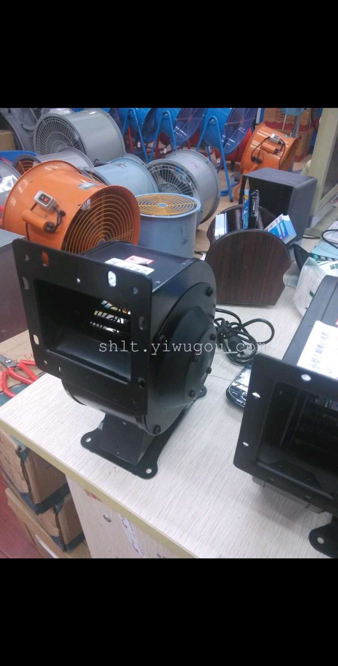Small industrial frequency centrifugal fan, 120 watts Specification image